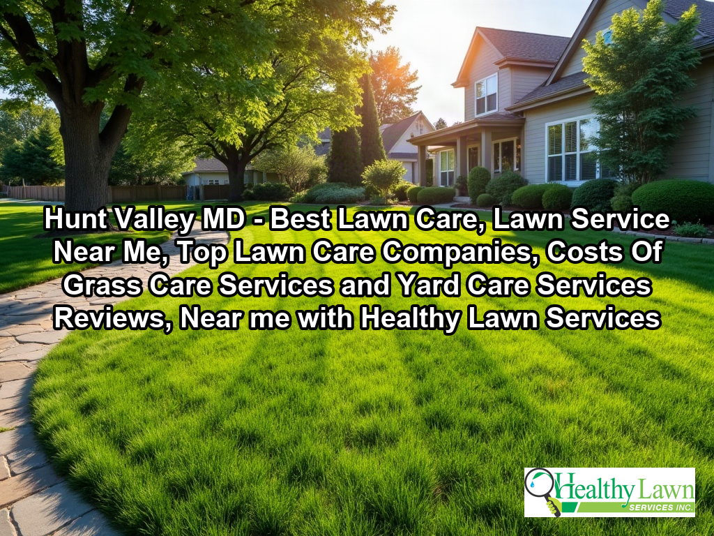 A vibrant, lush green residential lawn with perfectly manicured grass and neatly defined, crisp edges against a paved stone walkway. The scene features a classic suburban home with a manicured landscape, including healthy native shrubs and mature shade trees, captured in the clear, golden light of a mid-afternoon sun.